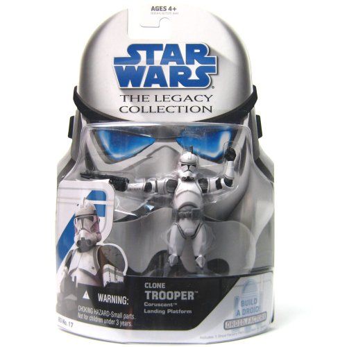 해즈브로 Hasbro Star Wars Clone Wars Legacy Collection Build-A-Droid Factory Action Figure BD No. 17 Coruscant Landing Platform Clone Trooper