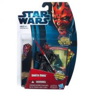 Hasbro Star Wars Movie Heroes 2012 Action Figure MH15 Darth Maul (With Slashing Lightsaber Action) 3.75 inch