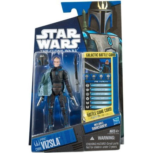 해즈브로 Hasbro Star Wars 2010 Clone Wars Animated Action Figure CW No. 08 Pre Vizsla (Mandalorian)