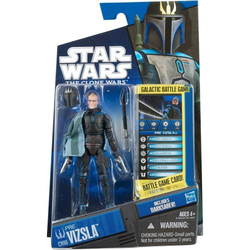 해즈브로 Hasbro Star Wars 2010 Clone Wars Animated Action Figure CW No. 08 Pre Vizsla (Mandalorian)