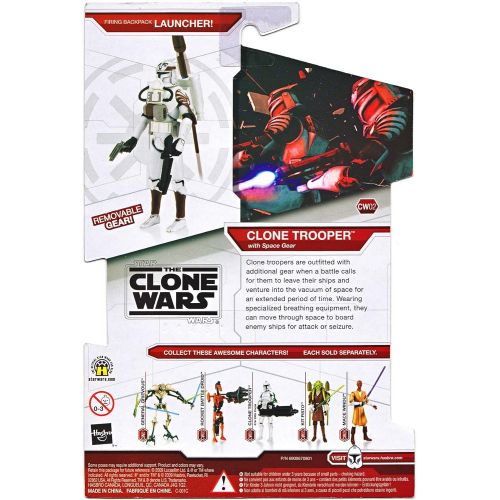 해즈브로 Hasbro Star Wars: The Clone Wars Clone Trooper with Space Gear Action Figure