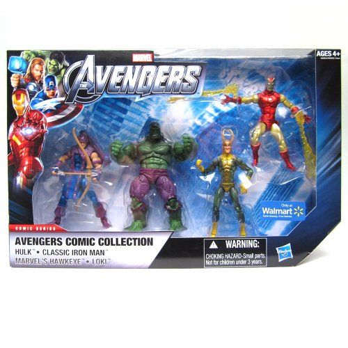 해즈브로 Hasbro Marvel The Avengers Exclusive Comic Collection 4-Pack 02