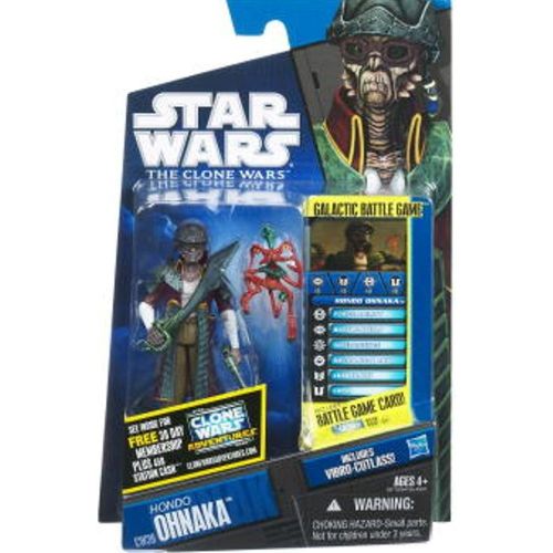 해즈브로 Hasbro Star Wars 2011 Clone Wars Animated Action Figure CW No. 39 Hondo Ohnaka