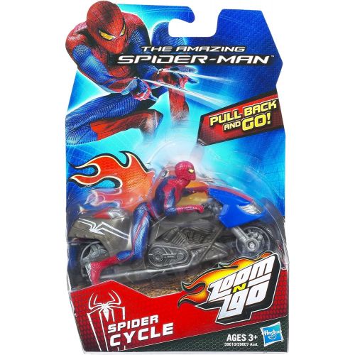 해즈브로 Hasbro The Amazing Spider-Man Zoom N Go Spider Cycle Vehicle