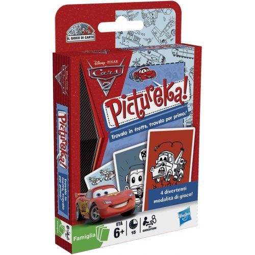 해즈브로 Hasbro Gaming HasbroPictureka Cars Card Game [Parent] Italian Version Multi-Coloured
