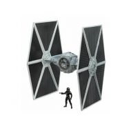 Hasbro Star Wars Saga 06 Exclusive Vehicle TIE Fighter with Larger Scale Wings Variant Grey Color with Tie Pilot Action Figure