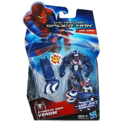 해즈브로 Hasbro Amazing Spider-Man Movie 3.75 Inch Action Figure Symbiote Snap Venom Snap Jaw Sidekick!