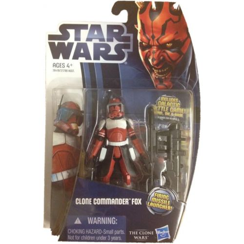 해즈브로 Hasbro Star Wars The Clone Wars Clone Commander Fox Action Figure