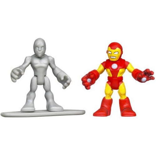 해즈브로 Hasbro Playskool Marvel Super Hero Adventures Iron Man & Silver Surfer