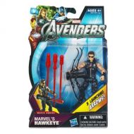 Hasbro Marvel Avengers Movie 4 Inch Action Figure Marvels Hawkeye Sunglasses 3 Launching Arrows!