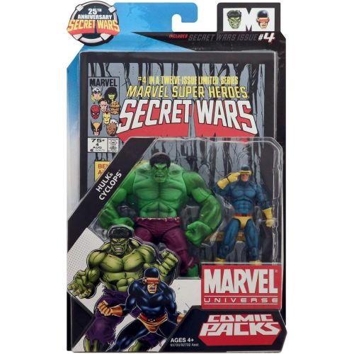 해즈브로 Hasbro Marvel Universe Comic Packs: Hulk and Cyclops