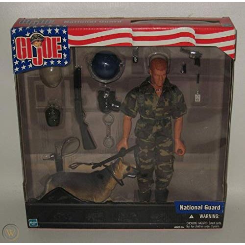 해즈브로 GI Joe Action Figure: National Guard with Dog & Accessories Hasbro Toy