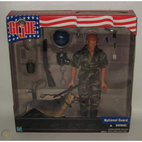 해즈브로 GI Joe Action Figure: National Guard with Dog & Accessories Hasbro Toy