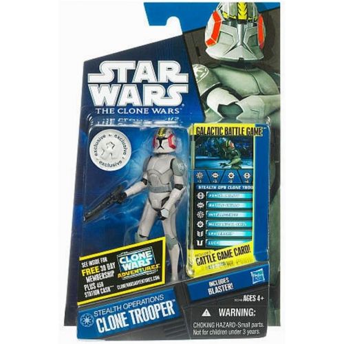 해즈브로 Hasbro Star Wars Clone Wars 2010 Series Exclusive Stealth Operations Clone Trooper Figure