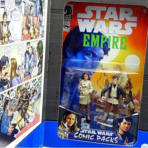 해즈브로 Hasbro Star Wars 2010 Comic Book Action Figure 2Pack Dark Horse Star Wars Empire #8 Camie Marstrap and Laze Fixer Loneozner