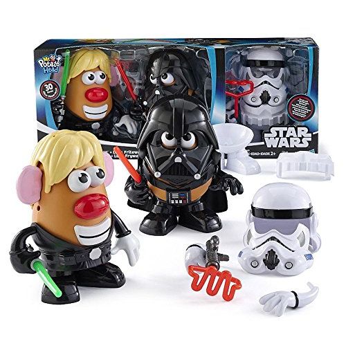 해즈브로 Hasbro Disney Star Wars Mr Potato Head 30 Piece Set Luke Frywalker Darth Tater & Spudtrooper Costume