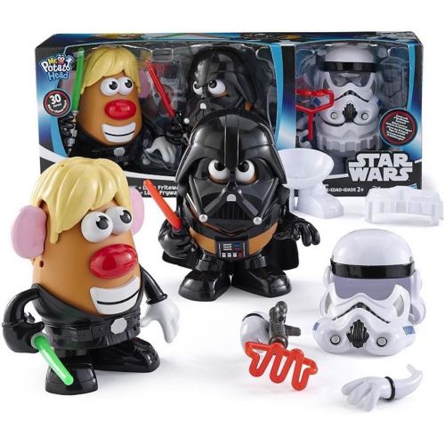 해즈브로 Hasbro Disney Star Wars Mr Potato Head 30 Piece Set Luke Frywalker Darth Tater & Spudtrooper Costume