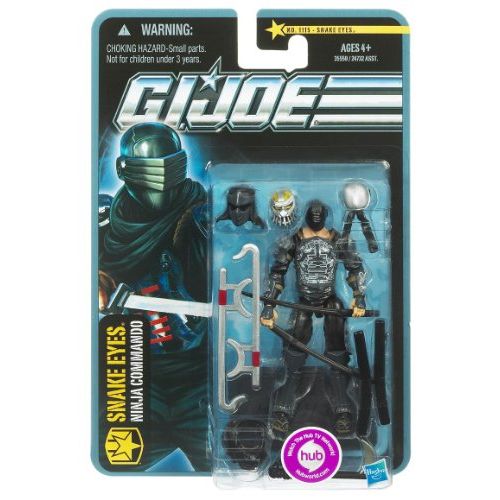 해즈브로 G.I. Joe Pursuit of Cobra Snake Eyes Temple Guardian Action Figure by Hasbro - 3 3/4 Inch