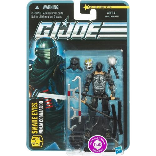 해즈브로 G.I. Joe Pursuit of Cobra Snake Eyes Temple Guardian Action Figure by Hasbro - 3 3/4 Inch