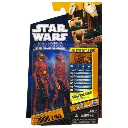 해즈브로 Hasbro Battle Droid Two-Pack, Red (2010 Blue Card SL20 - CW Membership)