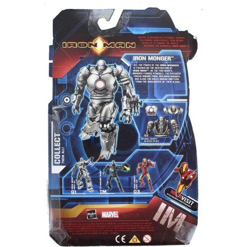 해즈브로 Hasbro Iron Man Iron Monger with Opening Cockpit 6-Inch Scale Action Figure