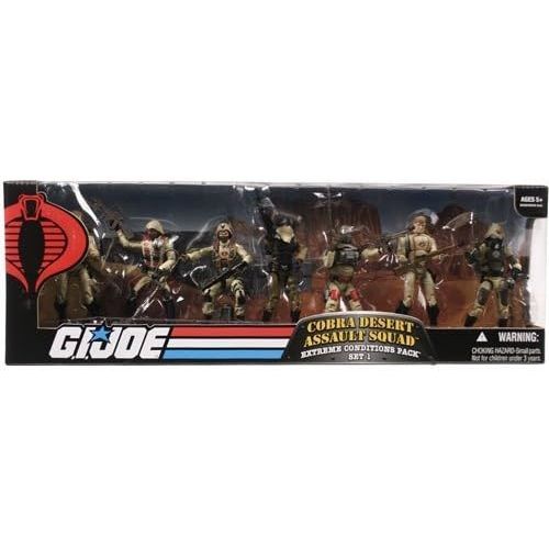 해즈브로 Hasbro GI Joe Cobra Desert Assault Squad ~ Extreme Conditions Pack Set 1