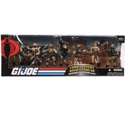 해즈브로 Hasbro GI Joe Cobra Desert Assault Squad ~ Extreme Conditions Pack Set 1