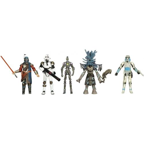 해즈브로 Hasbro Star Wars 2010 Legacy Collection Exclusive Force Unleashed Action Figure 5Pack #2 Imperial Jumptrooper, Proxy, Galen Marek, Felucian Warrior & Shadow Stormtrooper