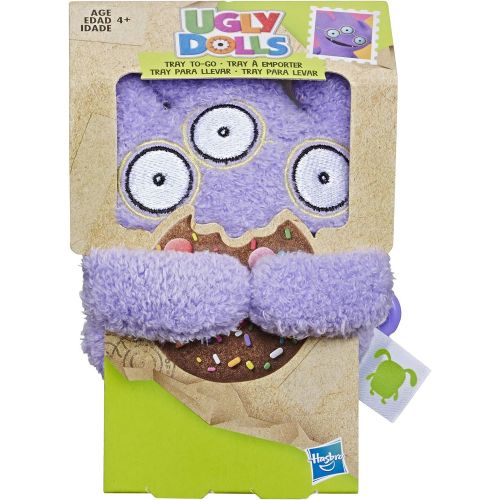 해즈브로 Hasbro Uglydolls Tray to-Go Stuffed Plush Toy with Clip, 5 Tall