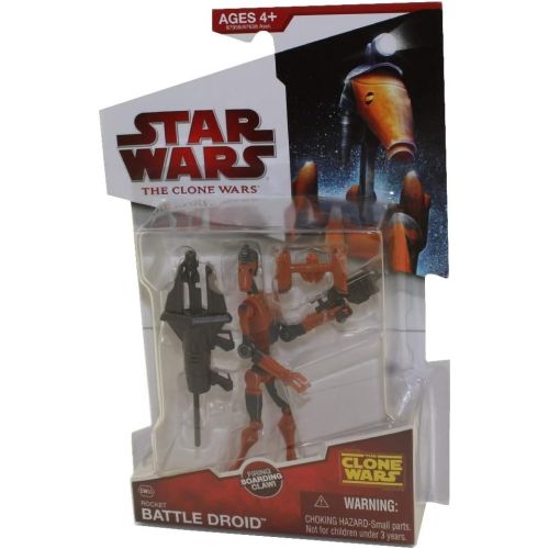 해즈브로 Hasbro Star Wars 2009 Clone Wars Animated Action Figure Rocket Battle Droid (Jet Pack)