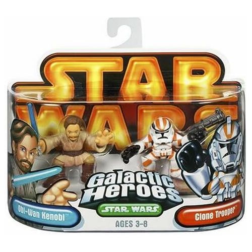 해즈브로 Hasbro Star Wars Galactic Hero OBI-Wan Kenobi & Clone Trooper