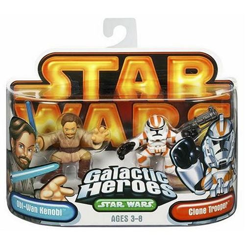 해즈브로 Hasbro Star Wars Galactic Hero OBI-Wan Kenobi & Clone Trooper