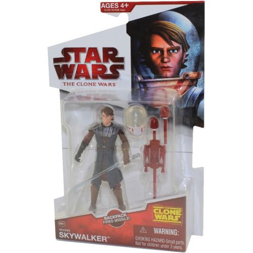 해즈브로 Hasbro Star Wars 2009 Clone Wars Animated Action Figure CW-21 Anakin Skywalker (Space Suit)