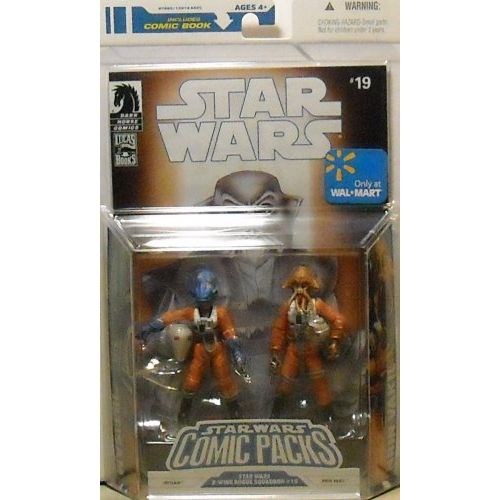 해즈브로 Hasbro Star Wars Action Figure Comic 2-Pack Dark Horse X-Wing Rogue Squadron #19: Ibtisam and Nrin Vakil