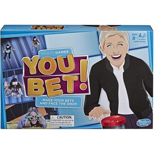 해즈브로 Hasbro Gaming Ellens Games You Bet Game, Ellen DeGeneres Challenge For 4 Players Ages 8 & Up