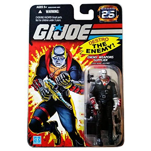 해즈브로 Hasbro G.I. Joe 25th Anniversary: Destro (Cobra Enemy Weapons Supplier) 3.75 Inch Action Figure