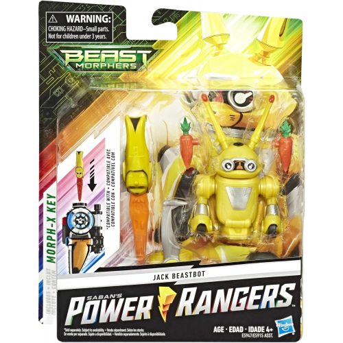 해즈브로 Hasbro Power Rangers Beast Morphers Jax Beastbot 6-inch Scale Action Figure Toy Inspired by The Power Rangers TV Show
