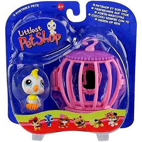 해즈브로 Hasbro Littlest Pet Shop Cockatoo Bird with Cage