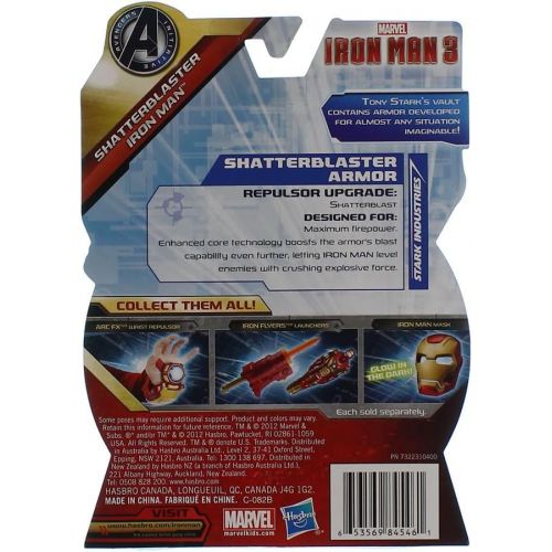 해즈브로 Hasbro Iron Man 3 Series 1 Shatterblaster Iron Man Action Figure