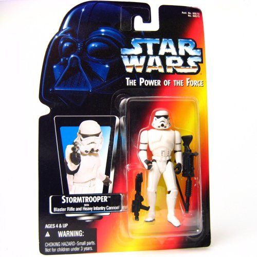 해즈브로 1995 Hasbro Star Wars Stormtrooper with Blaster Rifle and Heavy Infantry Cannon