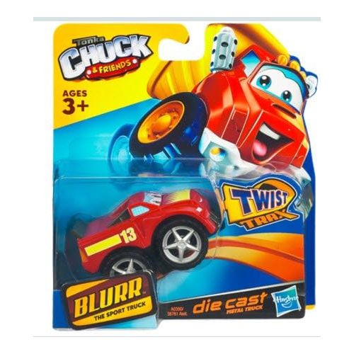 해즈브로 Hasbro Tonka Chuck & Friends Twist Trax Diecast BLURR [Red Sport Truck]