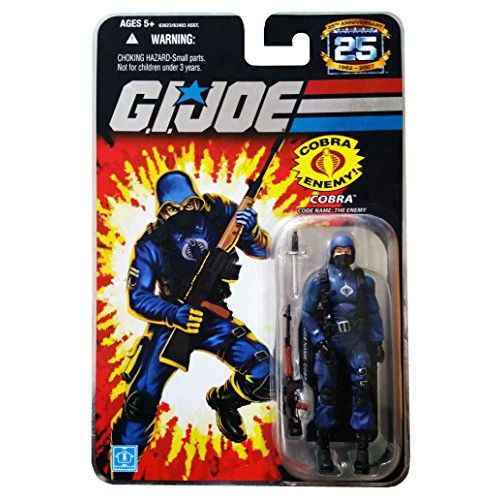 해즈브로 Hasbro G.I. Joe 25th Anniversary: Cobra Trooper (The Enemy) 3-3/4 Inch Action Figure