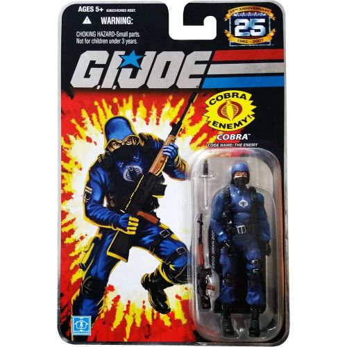 해즈브로 Hasbro G.I. Joe 25th Anniversary: Cobra Trooper (The Enemy) 3-3/4 Inch Action Figure