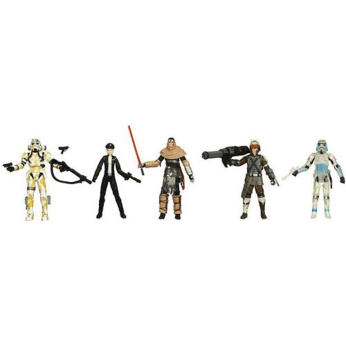 해즈브로 Hasbro Star Wars 2010 Legacy Collection Exclusive Force Unleashed Action Figure 5Pack #1 Imperial EVO Trooper, Juno Eclipse, Galen Marek, Rahm Kotas Militia Elite & Shadow Stormtrooper