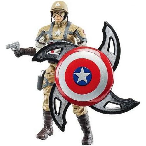 해즈브로 Hasbro Captain America Movie 4 Inch Action Figure #16 Desert Battle Captain America Assault Shield