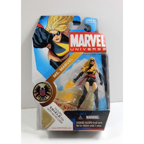 해즈브로 Hasbro Marvel Universe 3 3/4 Inch Series 3 Action Figure #22 Ms. Marvel Black Outfit