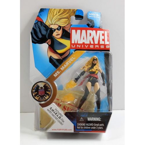 해즈브로 Hasbro Marvel Universe 3 3/4 Inch Series 3 Action Figure #22 Ms. Marvel Black Outfit