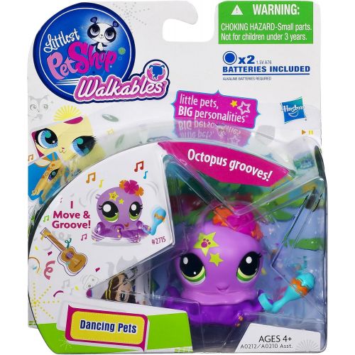 해즈브로 Hasbro Littlest Pet Shop Walkables Dancing Pets Octopus Figure