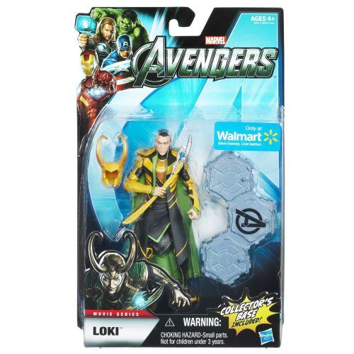 해즈브로 Hasbro Marvel Legends Avengers Movie Exclusive 6 Inch Action Figure Loki Includes Collectors Base