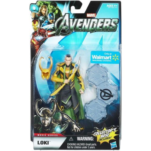 해즈브로 Hasbro Marvel Legends Avengers Movie Exclusive 6 Inch Action Figure Loki Includes Collectors Base